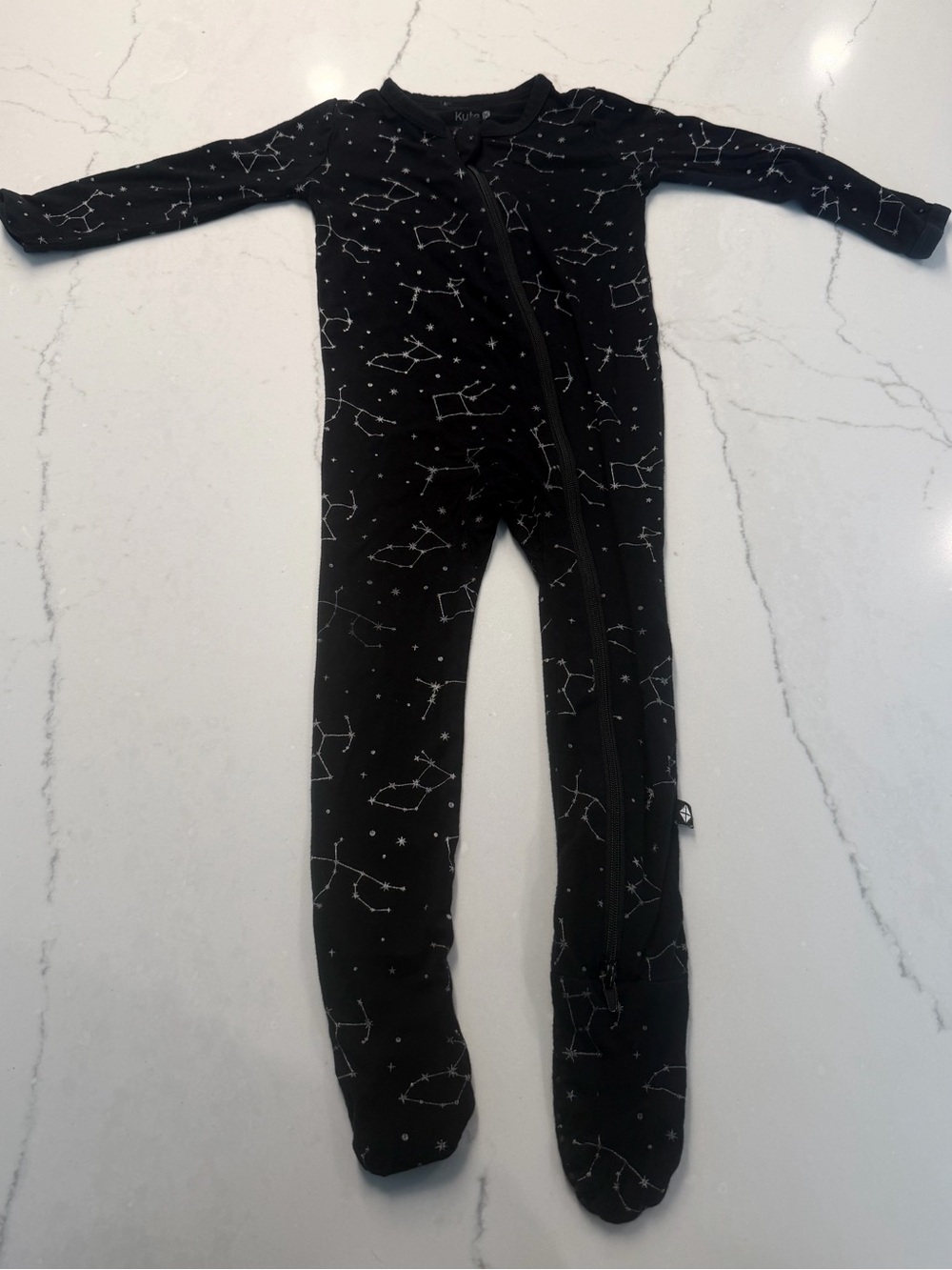Kyte Baby- 12-18M Navy Constellation Footed One-Piece